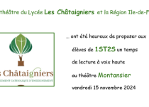 Image Sortie des 1ST2S au théâtre Montansier